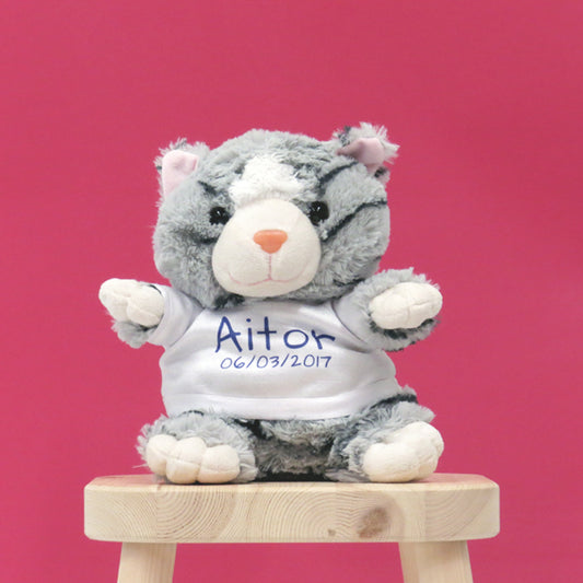 Peluche Gato personalizado con foto