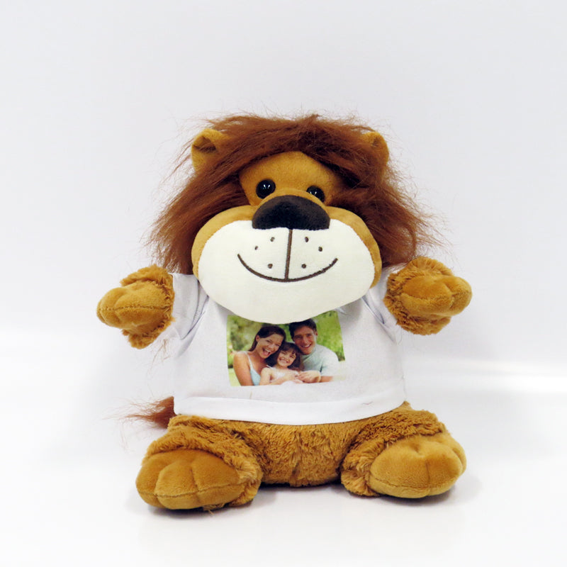 Peluche León personalizado con foto